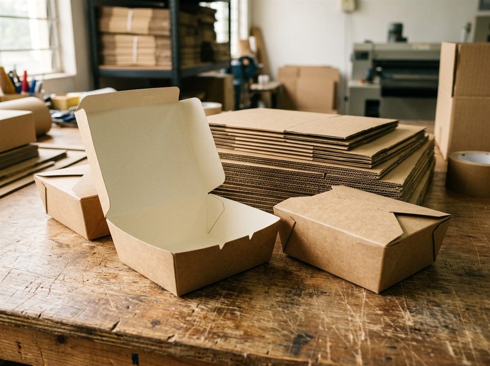 Food-grade kraft box material used by Box One