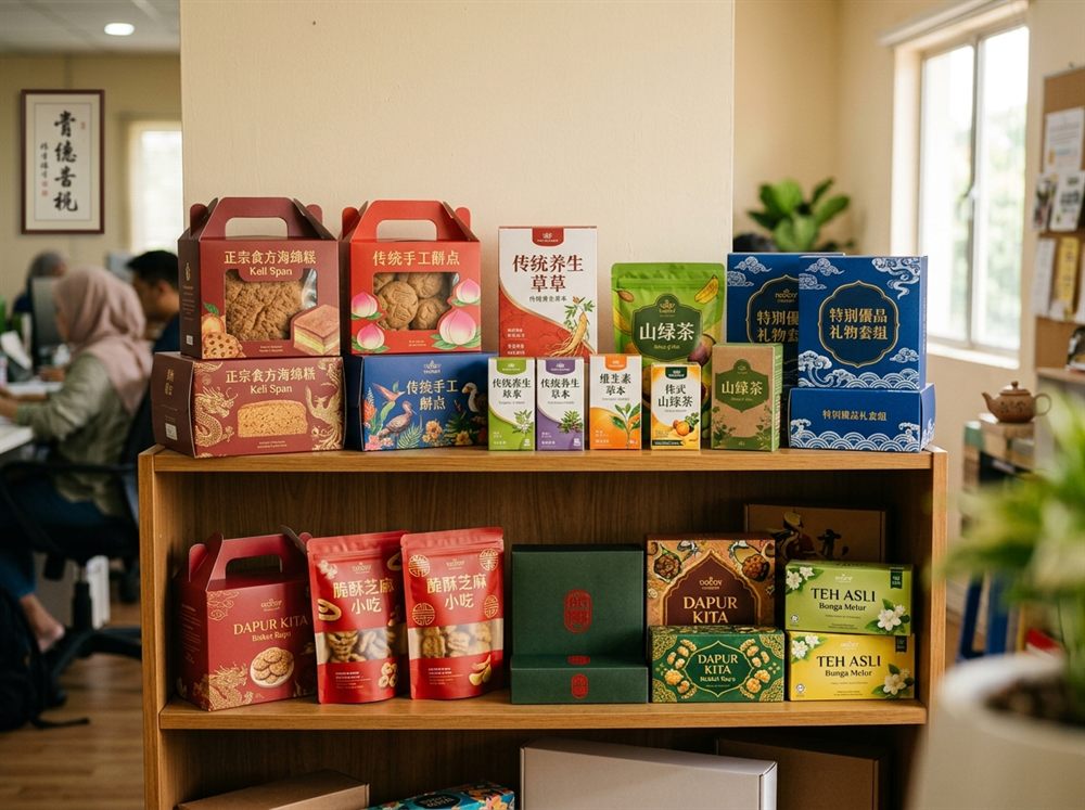 Printed retail boxes made for local Malaysian brands